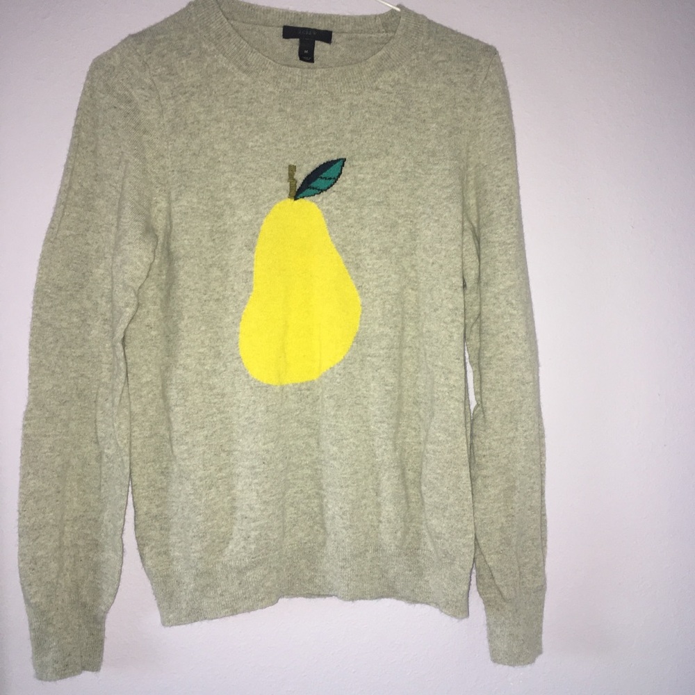 J Crew “Pear” Sweater size Medium